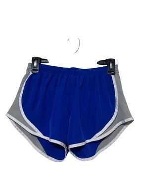 Soffe Low Rise Royal Blue & Gray Athletic Running Shorts - Size Small